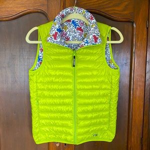 UNIQLO Keith Haring Lime Puffer Vest